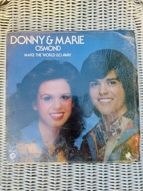 Donny & Marie Osmond Make the World Go Away Vinyl Record Album 1975